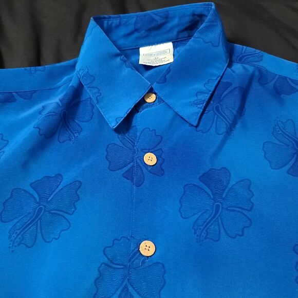 Outfitters SurfSoul Mens Button Up Multicolor Size M Polyester Short Sleeve - Picture 8 of 12